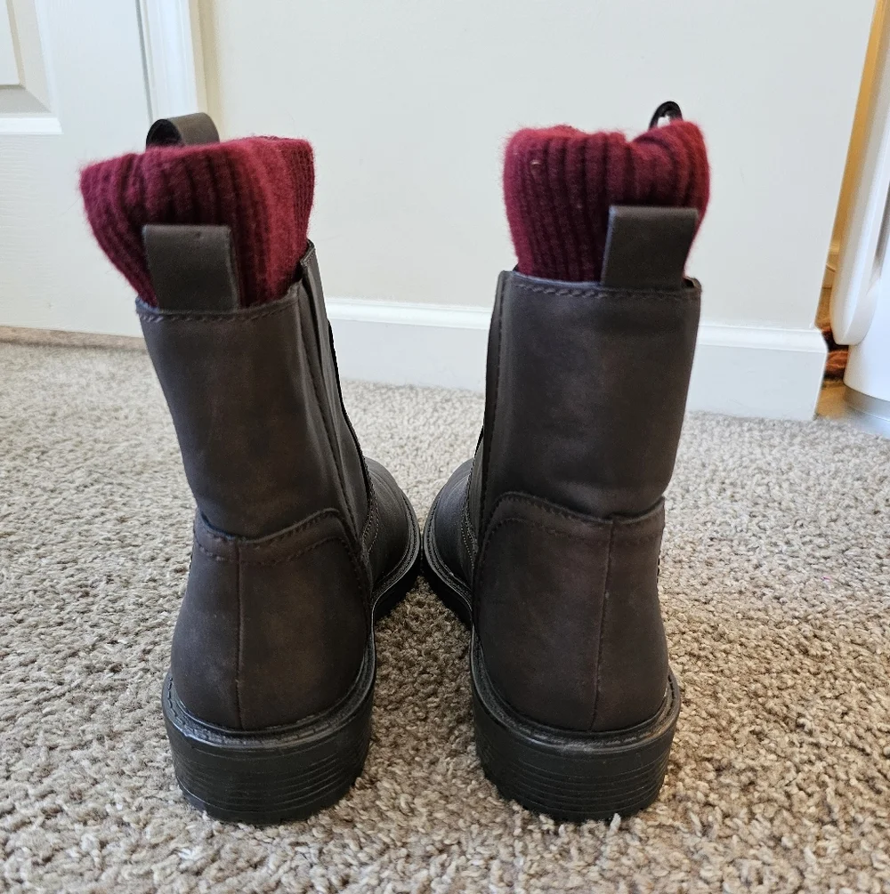 Tommy Hilfiger Sweater Cuff Rugby 2 Boots Size 8.5 - Picture 3 of 7